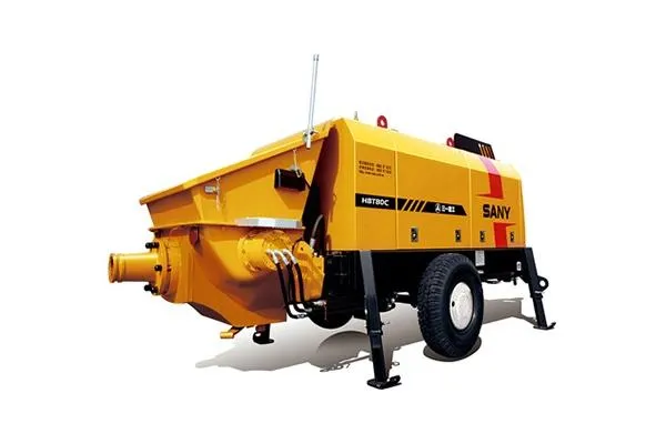 مضخة مقطورة SANY HBT60C-8A-3D مستعملة1