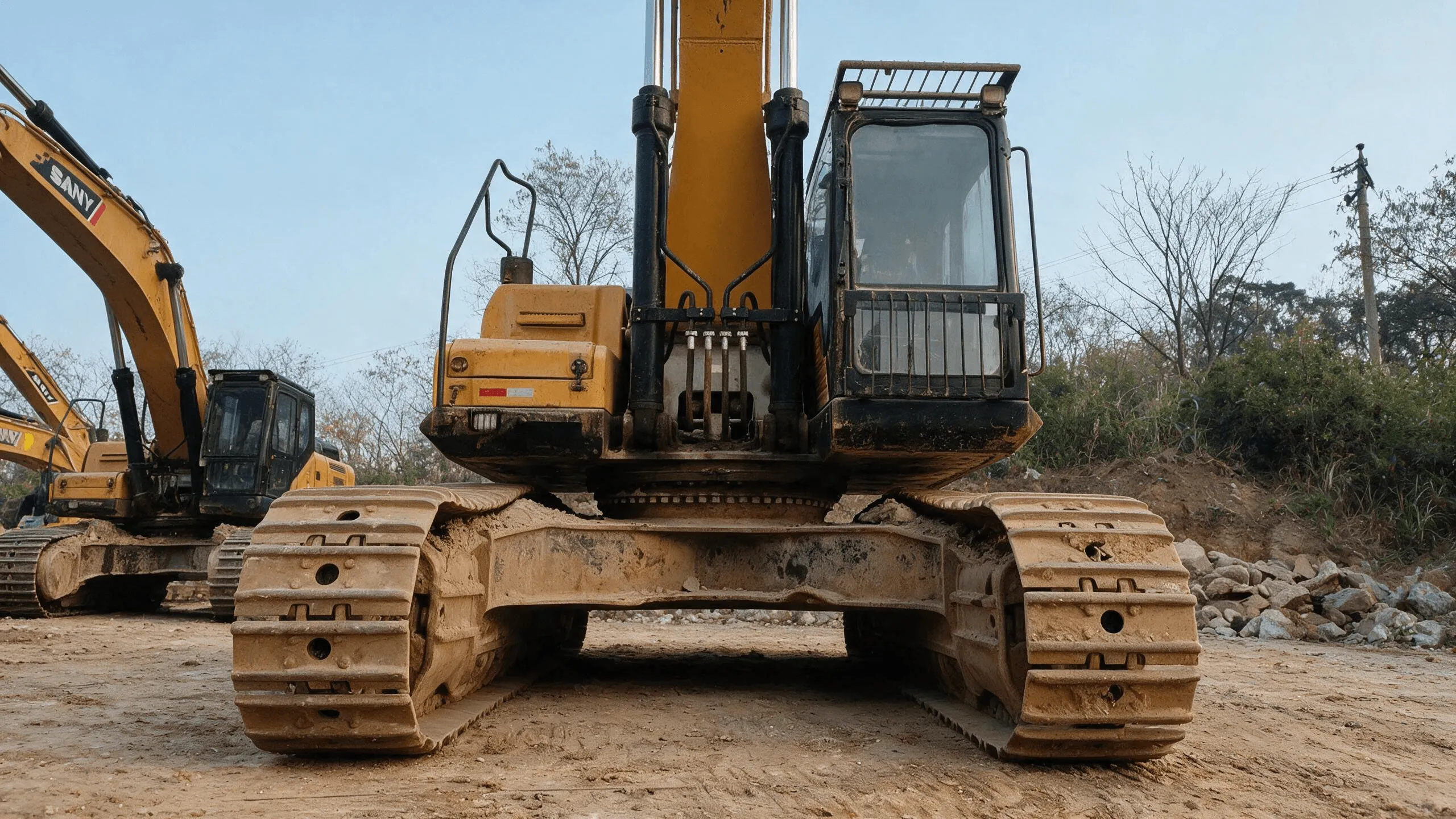 حفارة كبيرة مستعملة SANY SY485H-S1