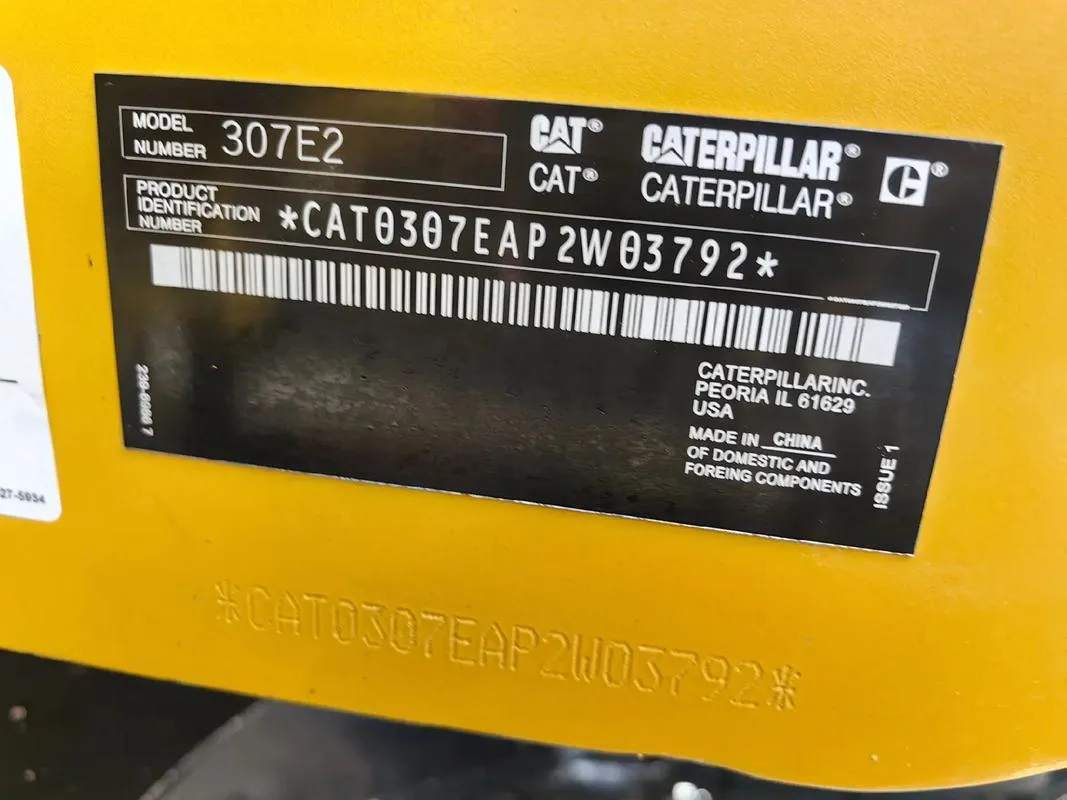 حفارة صغيرة مستعملة CAT 307E23