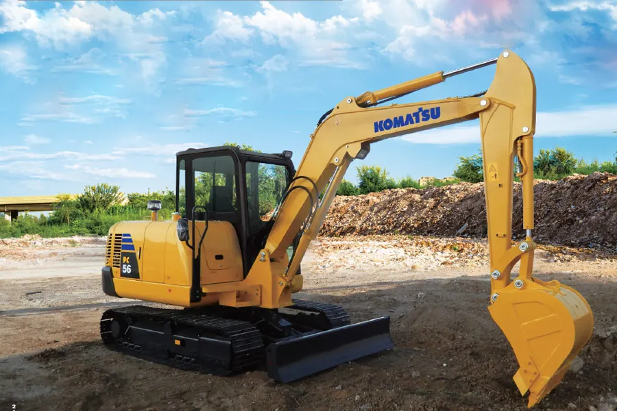 حفارة صغيرة مستعملة KOMATSU PC56-72
