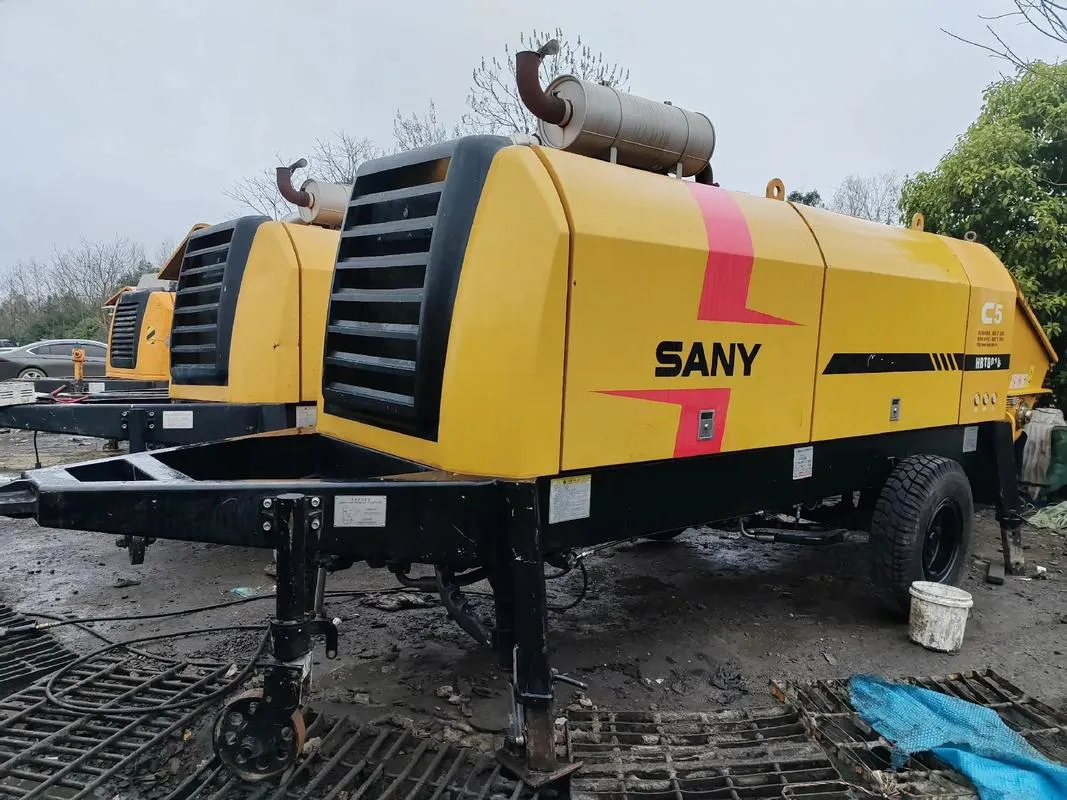مضخة مقطورة SANY HBT8018C-5S مستعملة0