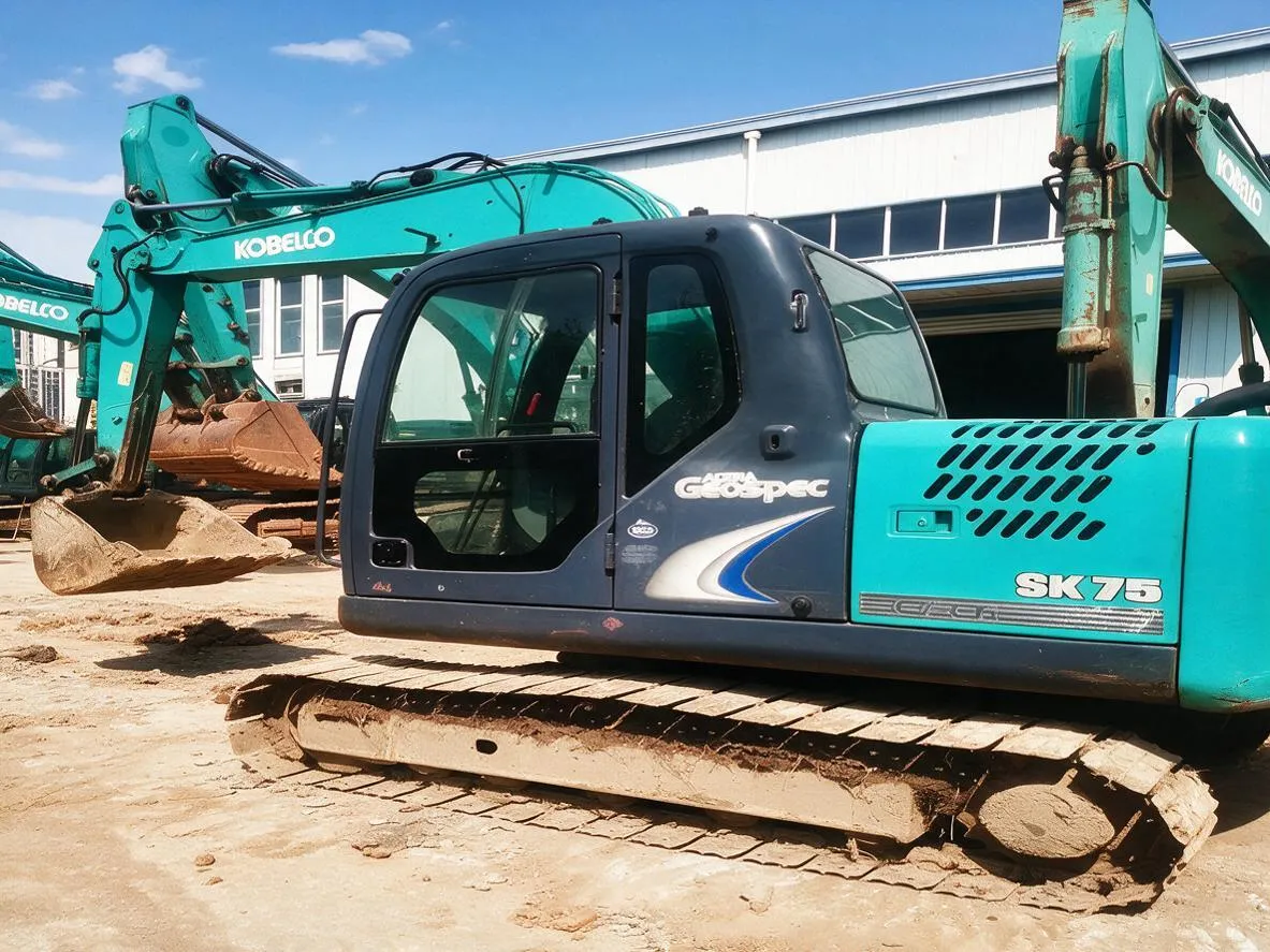 حفارة صغيرة مستعملة KOBELCO SK75-8