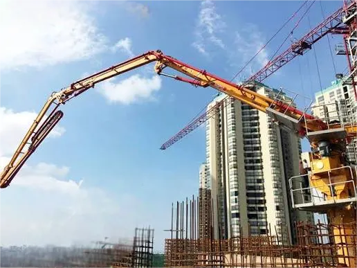 تستخدم XCMG HG38 وضع بوم